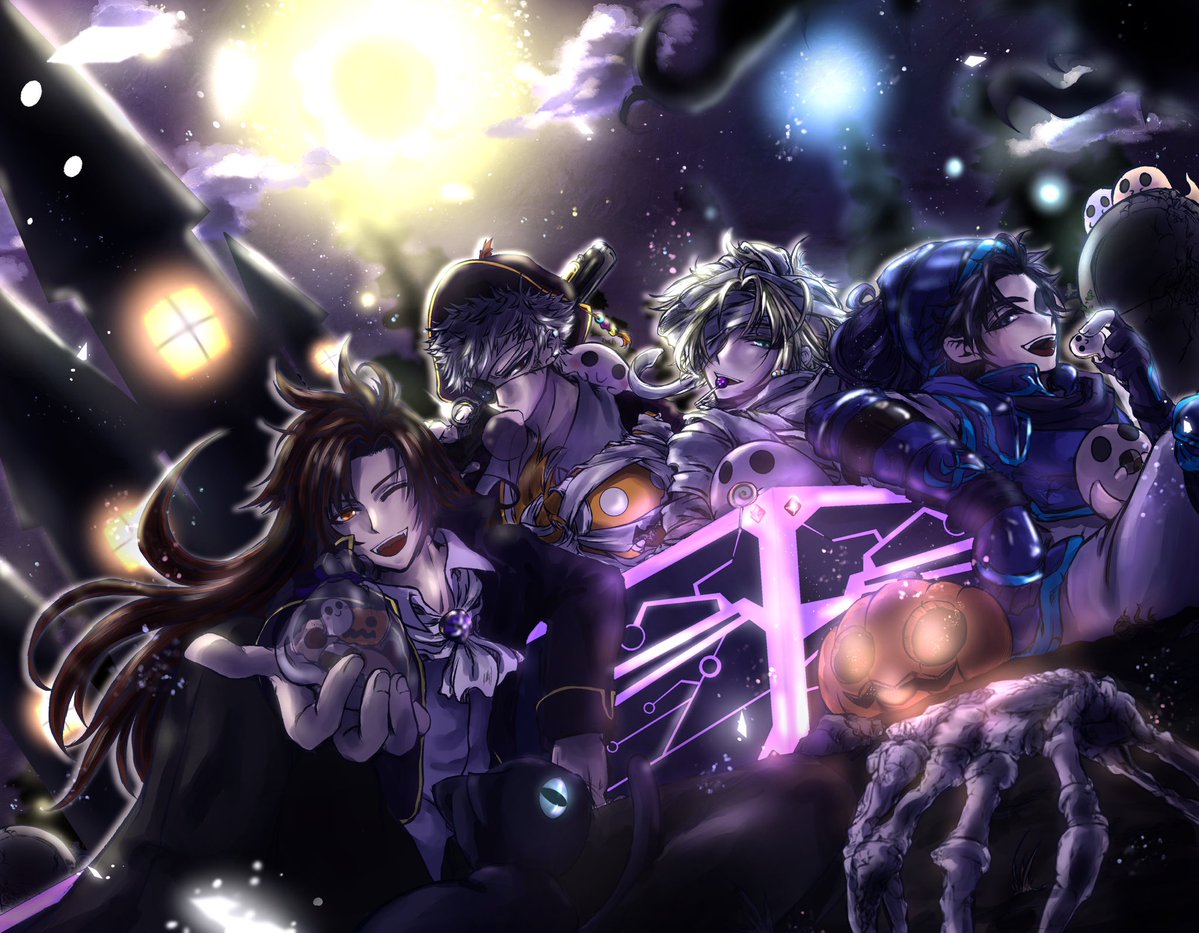 yuno_2df's tweet photo. ラルフ→ミイラ
フロル→騎士の亡霊
アレス→吸血鬼
ライリア→海賊

#一次創作 #OC #イラスト https://t.co/aI16V3gGUl