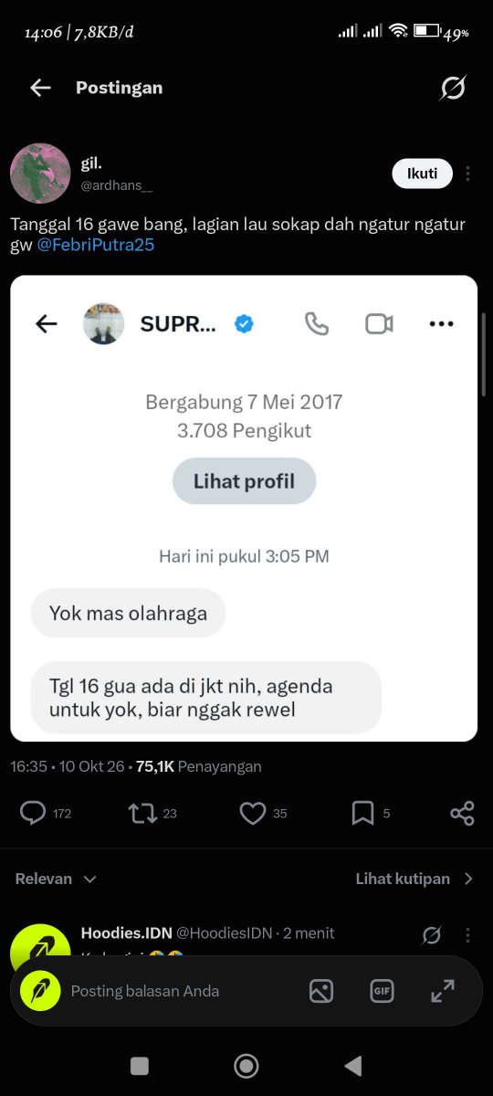 HoodiesIDN's tweet photo. @ardhans__ Diajak ketemu gamua terus https://t.co/ySbWrwJ2FR