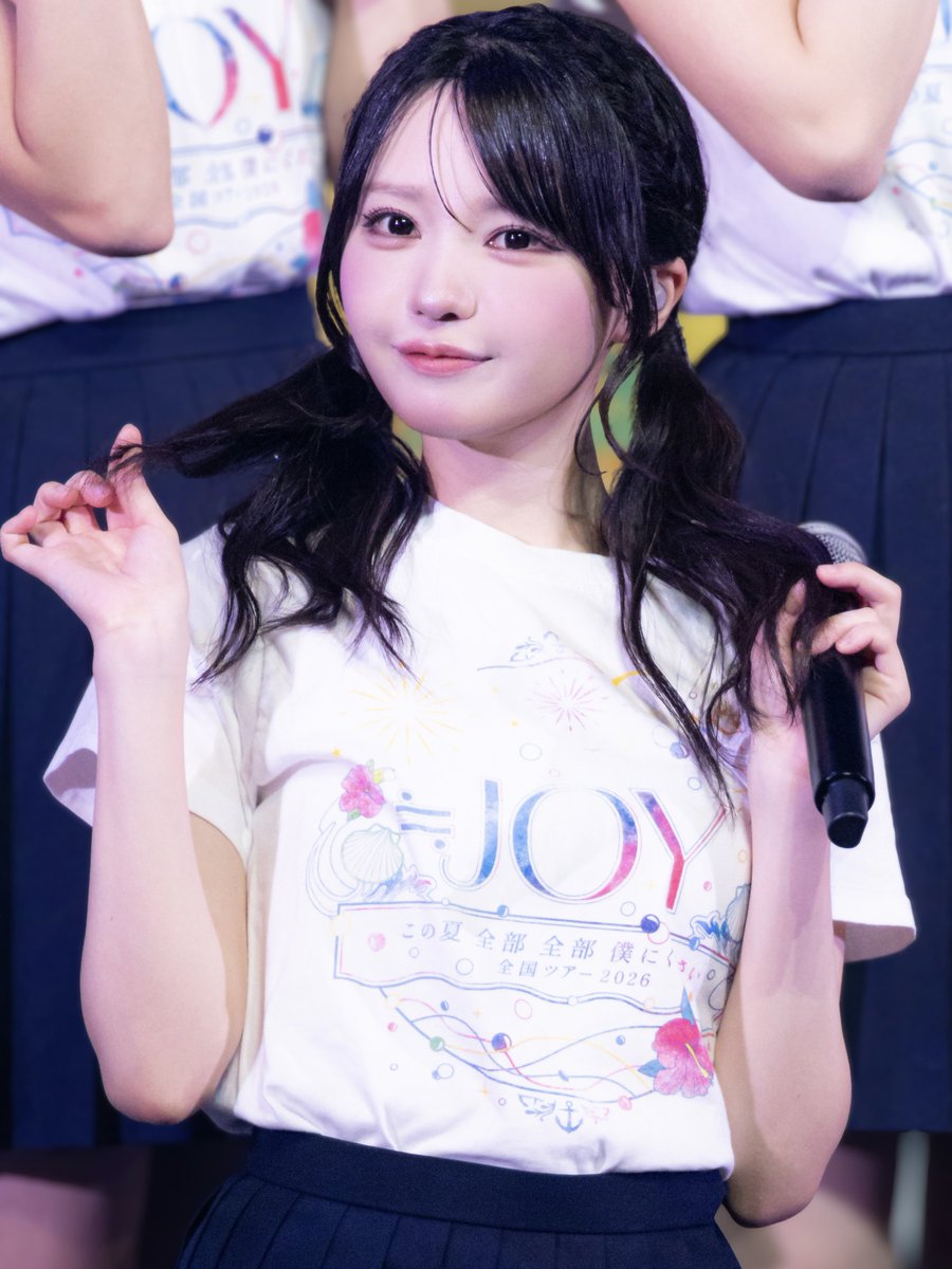 shunsnx's tweet photo. ♡2026.10.12.Mon♡

≒JOY 全国ツアー2026 in 神戸公演 昼の部
「この夏 全部 全部 僕にください」

#市原愛弓 ちゃん（@ichihara_ayumi_ )

#ニアジョイ_カメコ
#ニアジョイ全国ツアー2026 https://t.co/gQNtqoPd0s
