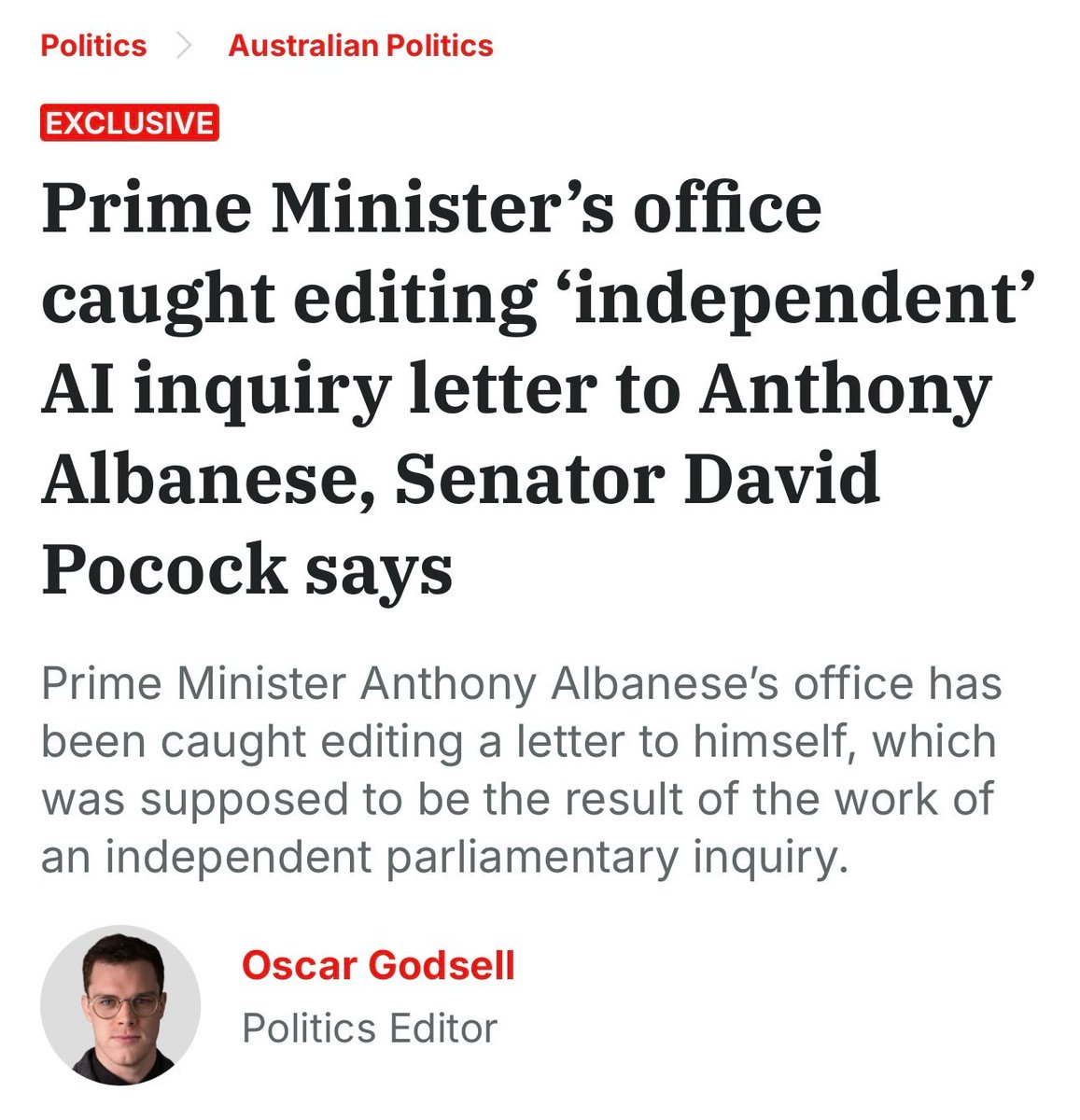 PaulineHansonOz's tweet photo. Fantastic. Great move. Well done Albo! 👍 https://t.co/r6OHhJzZ6r