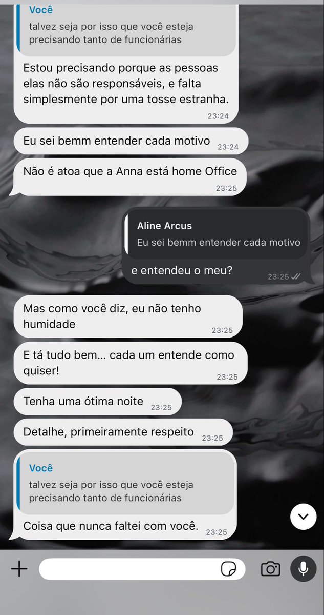 annybeatriiixx's tweet photo. perdi minha prima pro câncer, uma pessoa muito importante pra mim e para minha família e essa foi a “negociação” com a minha ex chefe: https://t.co/Sz7ErPAYWv