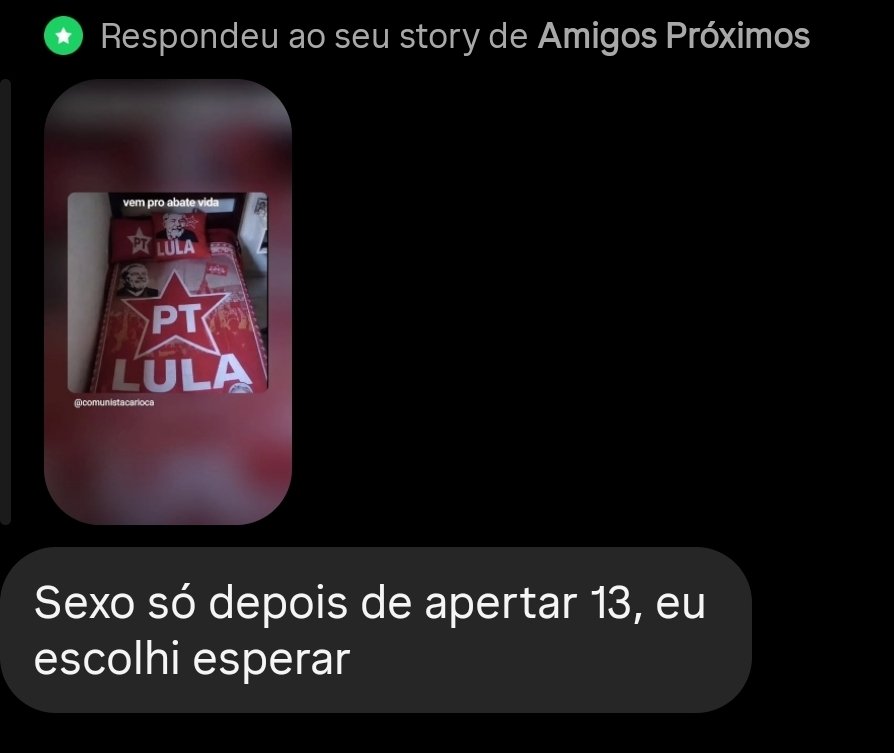 cz_deby's tweet photo. Sexo só depois das eleições !!! ( lula ganhando, caso ao contrário suicídio) https://t.co/j17odNHzSQ