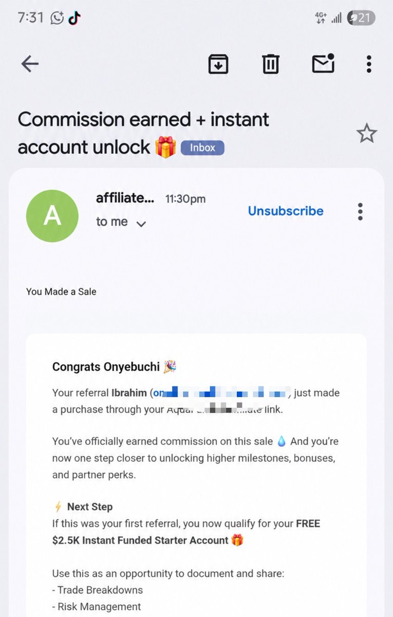 I_AM_KING012's tweet photo. Someone reached out to me yesterday and today he made a purchase @AquaFunded 2 Step because of its flexible rules.

That tells you something about what traders are looking for.

Flexible trading conditions, plus a 24 hour payout guarantee with an additional $1,000 if an eligible payout is not processed within that timeframe. That is a strong reason to take a closer look.

Want to try AquaFunded One Step?

Use my code KOWS1 for 25% OFF.

https://t.co/zeu1hPHbFd