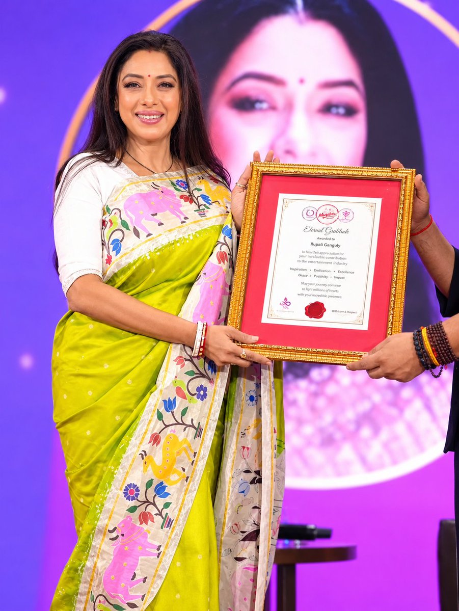 ranidya65's tweet photo. Congratulations @TheRupali Mam ❤️🏆✨

 May you keep achieving new heights and receiving all the love and recognition you truly deserve. 🌸✨ So proud of you my queen ❤️🧿 https://t.co/UiKgMmzBMM