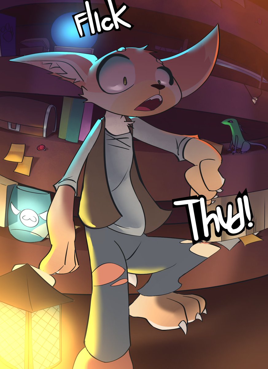 triastrashbin's tweet photo. Day 12 /// Fantasy

Sometimes, they lock themselves just to drown into stories involving fennec foxes... but recently, they were starting to think and imagine how it would be to be such a fennec fox... Or slowly start becoming one of them~

#Octransfur #TFEveryday https://t.co/FrMmCAhLJA