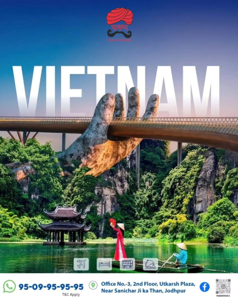 rlblack1's tweet photo. Vietnam—where every view feels like a postcard. From the iconic Golden Bridge to serene waters, breathtaking landscapes, and rich culture, your next adventure awaits. Pack your bags and start your Vietnam story. https://t.co/9Koi2P7eFT