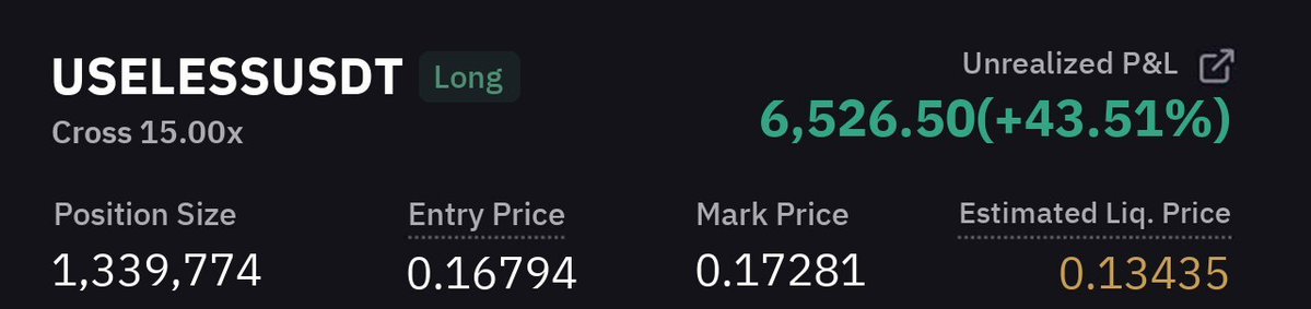 CryptoDegenPump's tweet photo. 🚀 #USELESS Pump result

✅✅✅✅ All targets achieved in just 2 hr 22 min

💵 Huge quick profit 43.5086% 💪

👉 Advance buy and sell targets given only to our premium members.
👉 More quick profit signals available in premium channel. Hurry up 🏃♂

⏰ Contact now https://t.co/ftlGurJKBT for premium membership to grab all quick profit signals today 👑

📈The chart👇
https://t.co/fApVrTk6XW
Claim your exclusive $11,500 BingX bonus here 👇
🔗 https://t.co/iQnaJ9iFPF 
https://t.co/alRapSNNxP