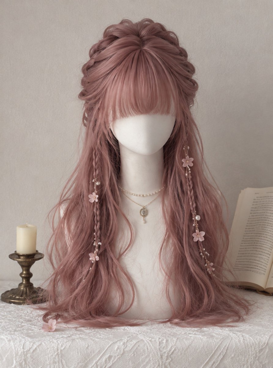 ClothesAesthe's tweet photo. Rose Pink Hair https://t.co/Jp0OwHqUnJ