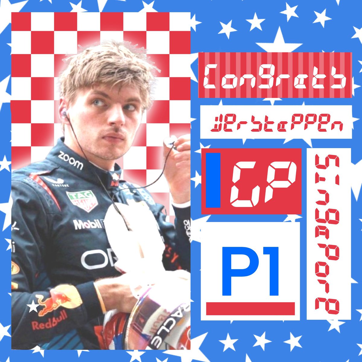 saiantlady's tweet photo. thank you kak @rrcer for this layout, may good things finds you and your day always be fabulous as you are 🎀⭐ thank you juga kak @CupOfCandy for made this cutest >___< and super proud of maxie for win in singapore! 🥇 wishing him always the best for the rest of the season 🏎️ https://t.co/TpHEJp5qWv