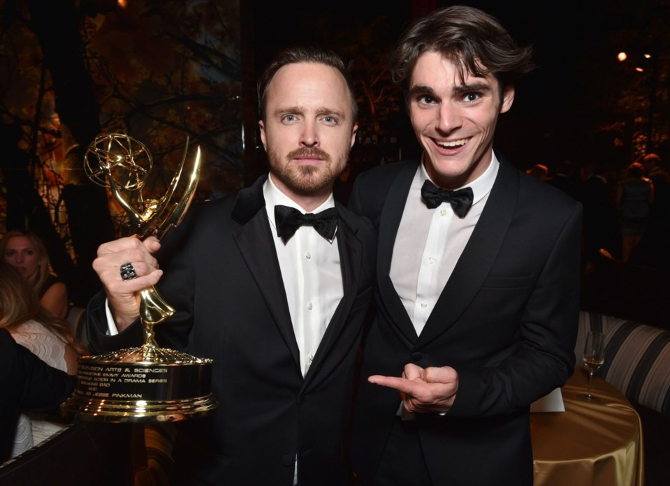 InternetH0F's tweet photo. Aaron Paul pays tribute to the late RJ Mitte

"RJ, I love you my friend. You will be missed. And to whoever happens to be reading this, please know you are loved, and you are not alone. Always remember that.” https://t.co/LO5EYbyTIW