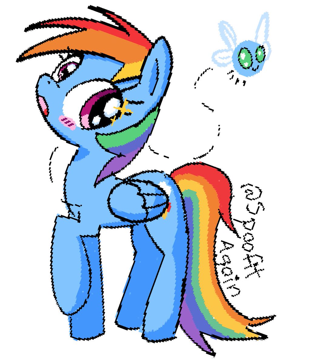 Spoofitagain's tweet photo. ADHDashie #mlp #mlpart #rainbowdash https://t.co/enM4q4jLsT
