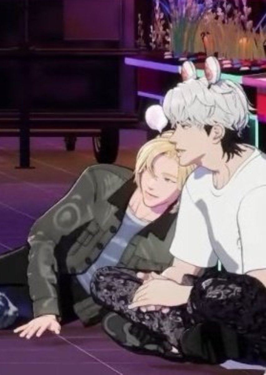 asteorum's tweet photo. if nwa's waist is uno's favorite place to rest his hands then uno's shoulder is nwa's favorite place to rest his head. https://t.co/N9Mai4OpX5