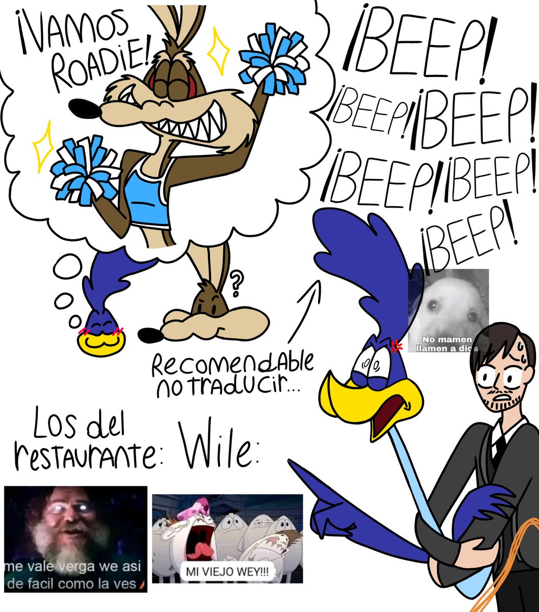 elsapato128's tweet photo. El último capítulo de "Genio Mimado" en Watpad me inspiró, así que hice más dibujos del fanfic

#wileroad #roadrage #coyotexcorrecaminos #correcaminosxcoyote https://t.co/iSkFtYWvE6