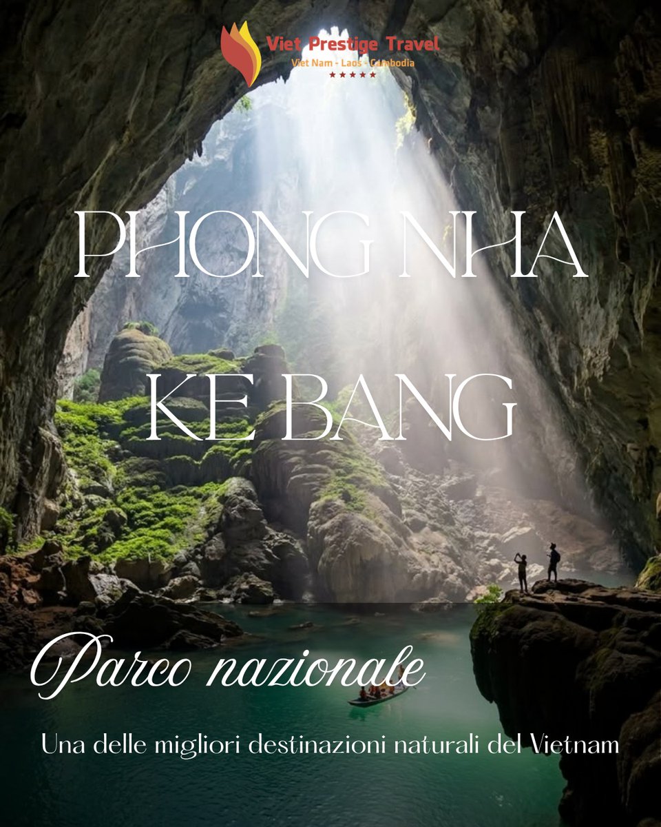 DanyLoure's tweet photo. Phong Nha-Ke Bang, regno delle grotte e Patrimonio UNESCO, è tra le meraviglie naturali del Vietnam. Naviga sul fiume Son e scopri grotte spettacolari come Phong Nha, Paradiso e Comandante. https://t.co/YLZNyi7YW3