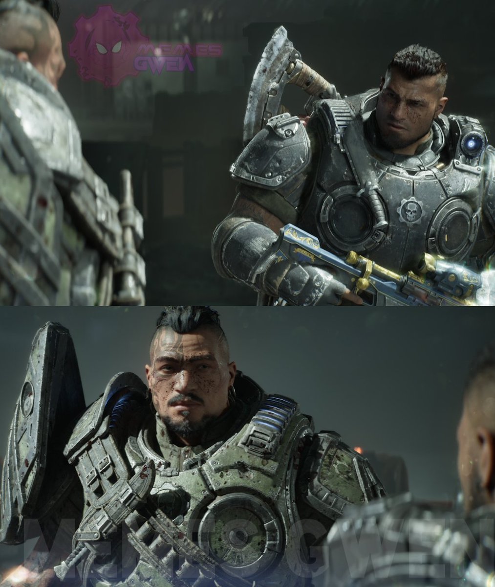 MemesGwen065's tweet photo. Maldición, Dom estuvo a punto de Golpear a Tai 😨
#Gearsofwar ⚙️ https://t.co/EnltQ4A4G7