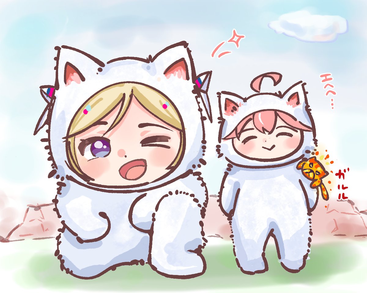 Discus1981230's tweet photo. #miko_Art #アロ絵
ポメポメ同盟🐶の親分と子分　可愛かった🥹🫶 https://t.co/9U1SWQzxKu