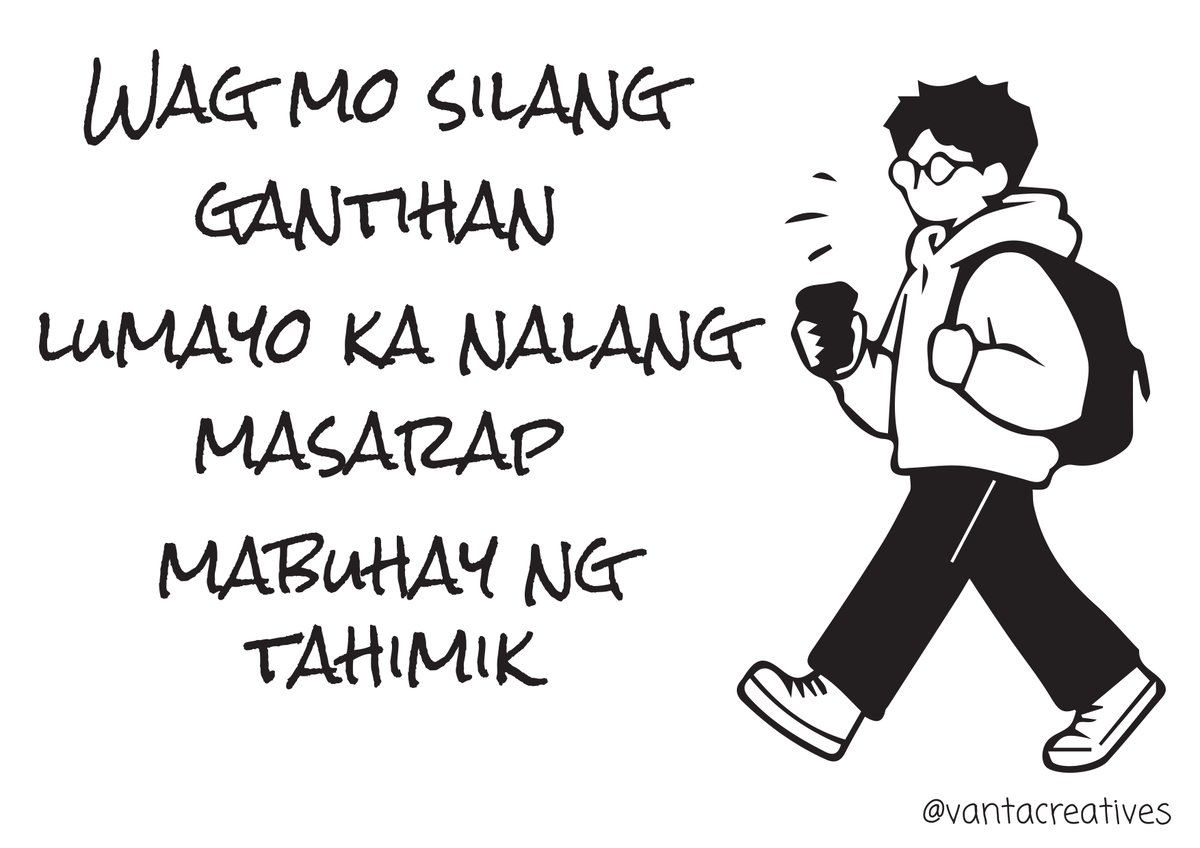 vantacreatives's tweet photo. wag kang gaganti. https://t.co/9pAldDhqJb