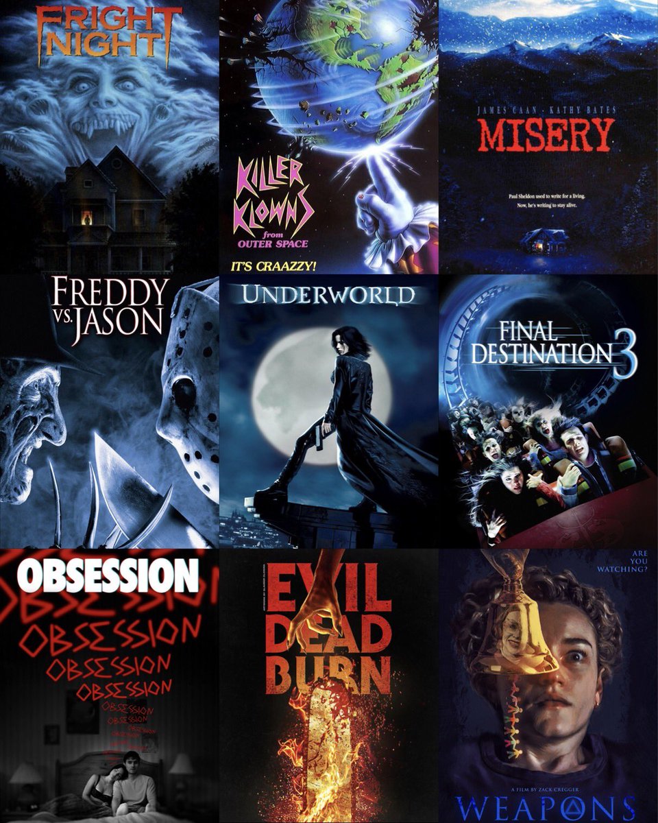 HouseOfHorrorCo's tweet photo. Choose your movie for the night! 🍿 https://t.co/d3NEdosSQa