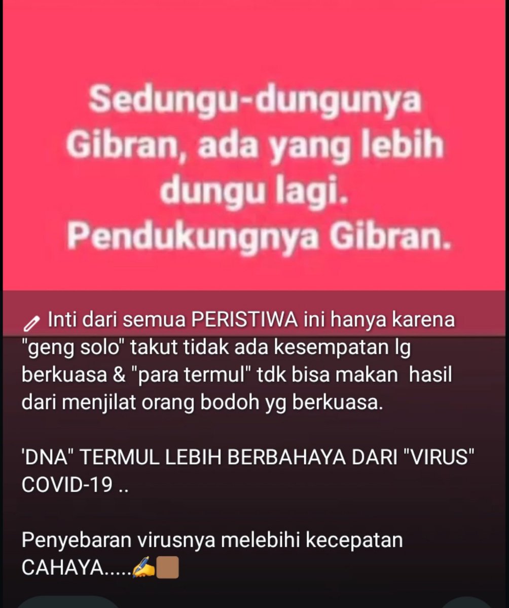 awiyanto65's tweet photo. Mantapppp gas pollll rem blongggg..  panjang umur perjuangan......
MARI BUNG REBUT KEMBALI!!!!
@prabowo cc @DPR_RI @_bemsi @mohmahfudmd @feriamsari @rockygerung @GunRomli @dennyindrayana @zainalamochtar
#GIBRANOUT 
#ADILIJOKOWI 
#WapresBodongLulusanSMP https://t.co/BIgIqj3u7N
