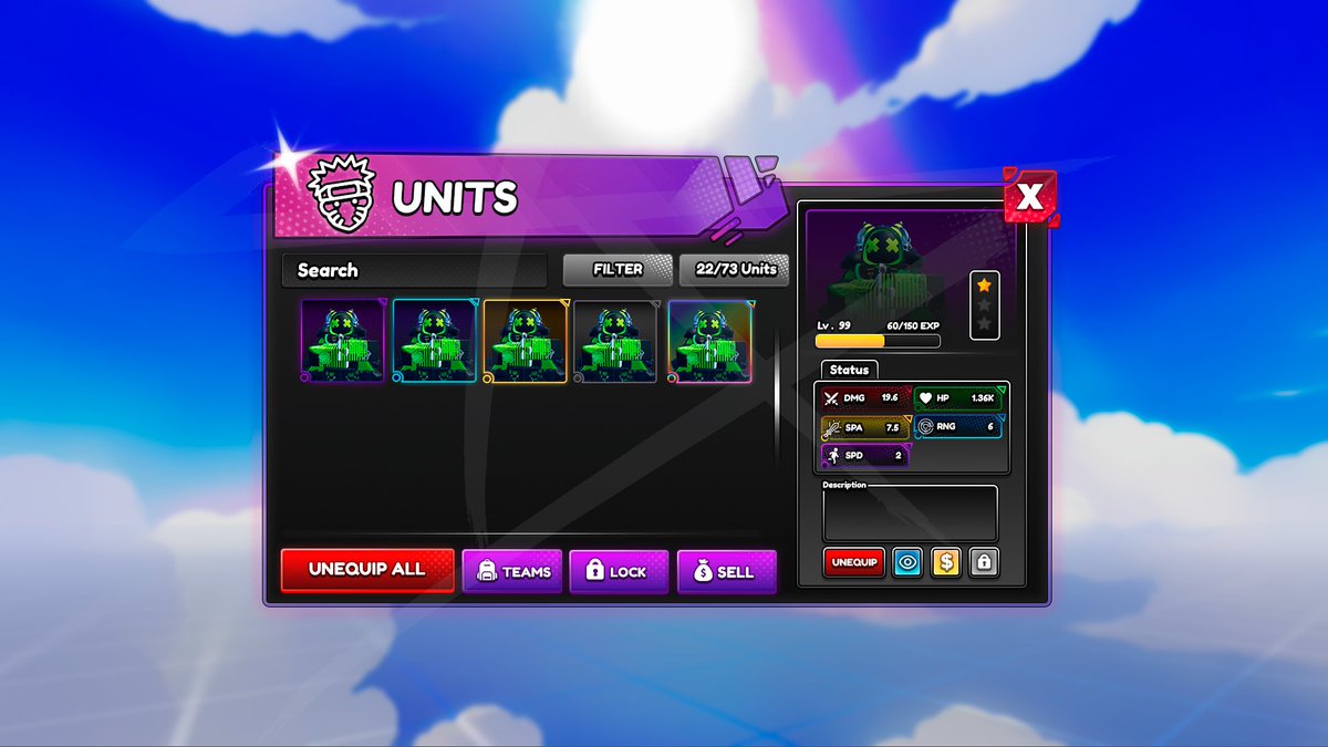 tytxDev's tweet photo. 💫𝗨𝗜 Units | Anime Style

#ROBLOX | #RobloxDev | #UIDesign | #UI | #commissionsopen | #GFX | #digitalartㅤ| #artㅤㅤㅤㅤ https://t.co/ud9yru0huv