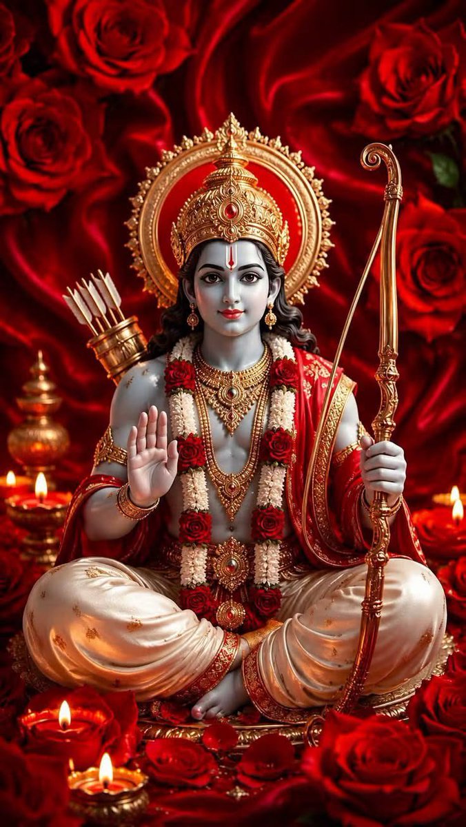 Shweta5_'s tweet photo. राम रामेति रामेति रमे रामे मनोरमे
सहस्रनाम तत्तुल्यं रामनाम वरानने

🙏🌺जय श्री राम 🌺🙏 https://t.co/bb27BPtu5a