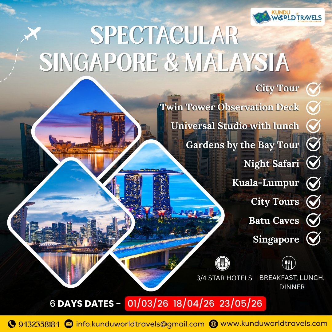 PreggoKaty's tweet photo. Experience world-famous attractions with Kundu World Travels. Explore Singapore’s Marina Bay and Sentosa, plus Kuala Lumpur and Genting Highlands in Malaysia. One trip, two countries, endless memories. https://t.co/Sp68FHRW4D