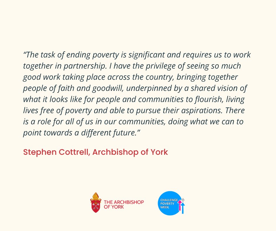 CottrellStephen's tweet photo. It’s #ChallengePovertyWeek. Poverty is not inevitable and it’s a challenge we must face together. As people of faith, we are called to act justly, speak boldly & love our neighbours. Let us stand with those struggling & work for a fairer society.

You can find out more about Challenge Poverty Week at https://t.co/MQWHMCC5MD