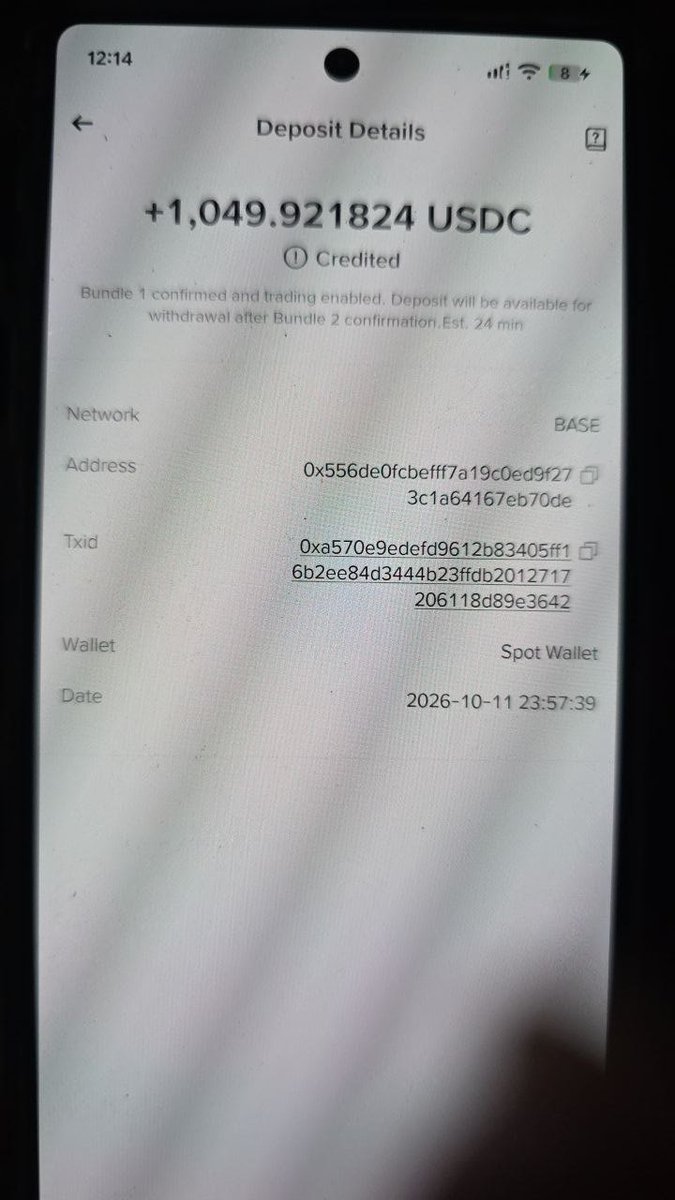 tanbir51's tweet photo. Subject: Urgent Cybercrime Complaint – $1,049 USDC Stolen
Dear @BinanceHelpDesk Team,
My MetaMask wallet was compromised after I unfortunately shared my Secret Recovery Phrase with a scammer. The scammer stole approximately 1,049 USDC on the Base network, which I intended to use for an IDO allocation.
Transaction Hash:

0xa0091fe42b298f5a2578a97302608bc54656b18c8922db9d5d949842403fc33c
Receiving Address:

0xdD2c815dFEF73f3Dd2C32Db21B621255CE0DB4cB
Subsequent Address:

0x556de0fcbefff7a19c0ed9f273c1a64167eb70de
Additional Transaction:
https://t.co/2HOpTSRSfo

I request an urgent investigation to trace the stolen funds. If the funds are traced to a Binance-controlled wallet, please coordinate with Binance’s relevant compliance team to help identify the recipient and freeze the funds if possible. I already contact with binance support section. 

Binance Chat Reference Number: 171551033

I already provide transaction records, screenshots, and other supporting evidence as required.

Here is my Binance UId: 107057655

Thank you for your assistance.

@binance @BinanceWallet