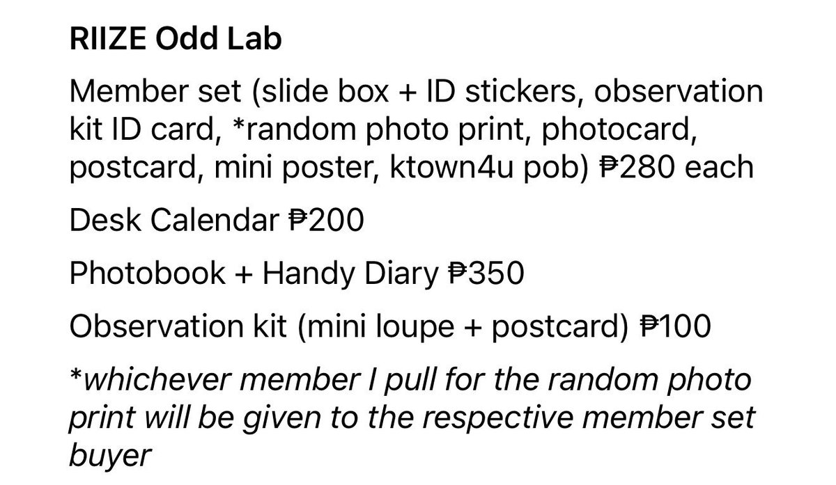 nonoitsnousejo's tweet photo. wts lfb ph preorder ✮ riize 2027 season’s greetings odd riize lab tingi hatian

all in price + free pf + local sf
payo only / shipping via j&amp;t, ggx, or sdd
# shotaro eunseok sungchan wonbin sohee anton

❌ reservation or dop https://t.co/AthtT4Um8V