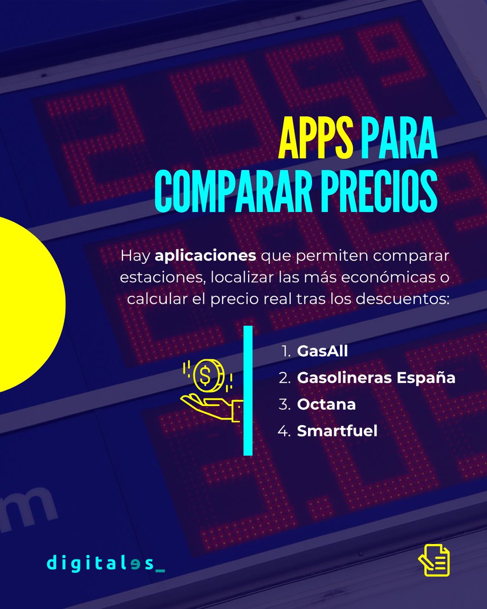 AsocDigitales's tweet photo. ⛽¿Puede la  IA ayudarte a ahorrar dinero en tu factura de gasolina o diésel?

En  nuestro blog te damos algunos consejos sobre cómo la tecnología puede ayudarte a controlar el gasto.

📎Léelo aquí:
https://t.co/hkJQcDy4Pn https://t.co/TNTjvl6GD4