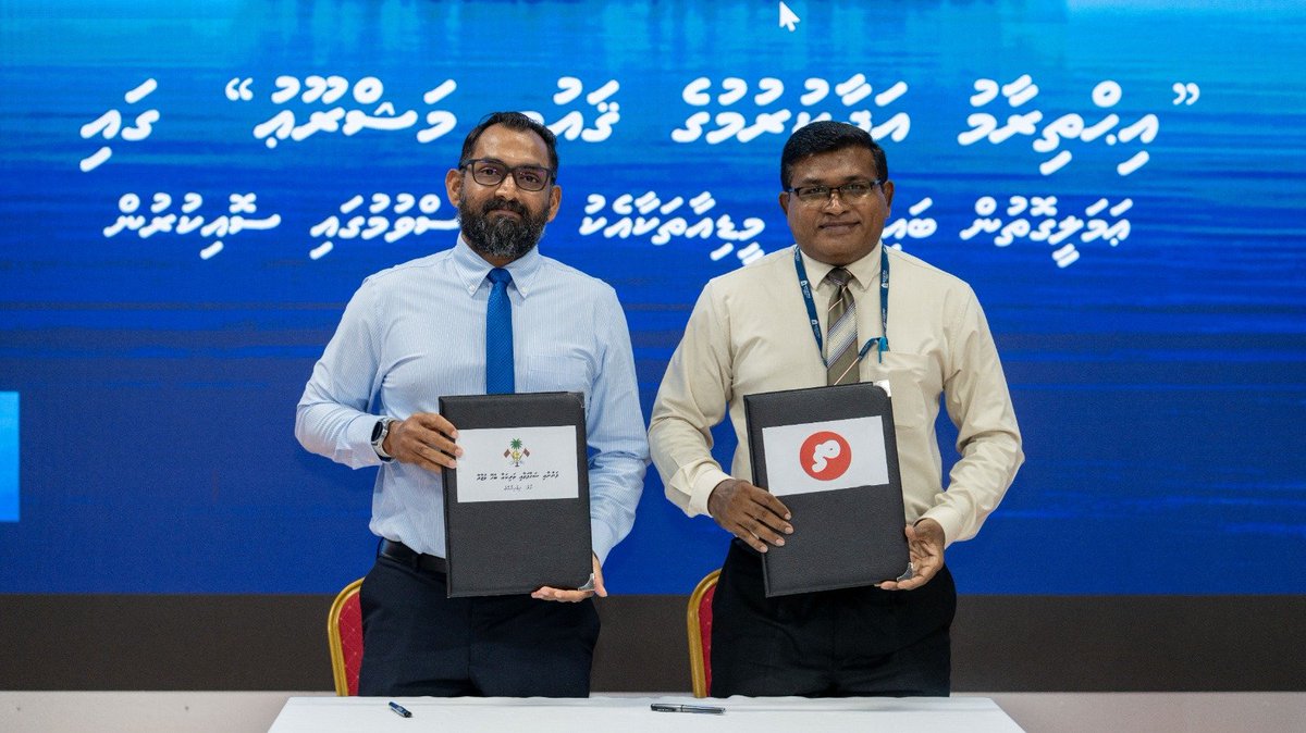 MoDLCH's tweet photo. އިޙްތިރާމް އަދާކުރުމުގެ ޤައުމީ މަޝްރޫޢުގެ މީޑިއާ ޕާޓްނަރުންގެ ގޮތުގައި ސަބަބު އޮންލައިން، ހަލި ނިއުސް، މޯލްޑިވްސް ލެޖަރ އަދި ތުޅާ��ޫ ޓައިމްސް ސޮއިކޮށްފި.
މިއަދު މި ސޮއިކުރެވުނު މީޑިއާތަކާއެކު މި އަދަދު މި ވަނީ ޖުމުލަ 34 އަށް އަރާފައި. https://t.co/uiIfAthzYd
