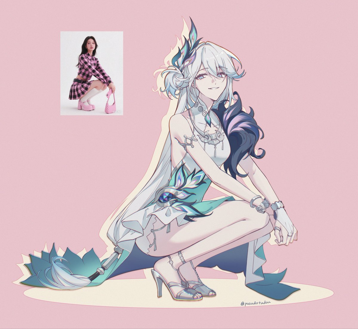 pseudotudou's tweet photo. Missing evanyao hours + figure studies https://t.co/Em63q1pWsj