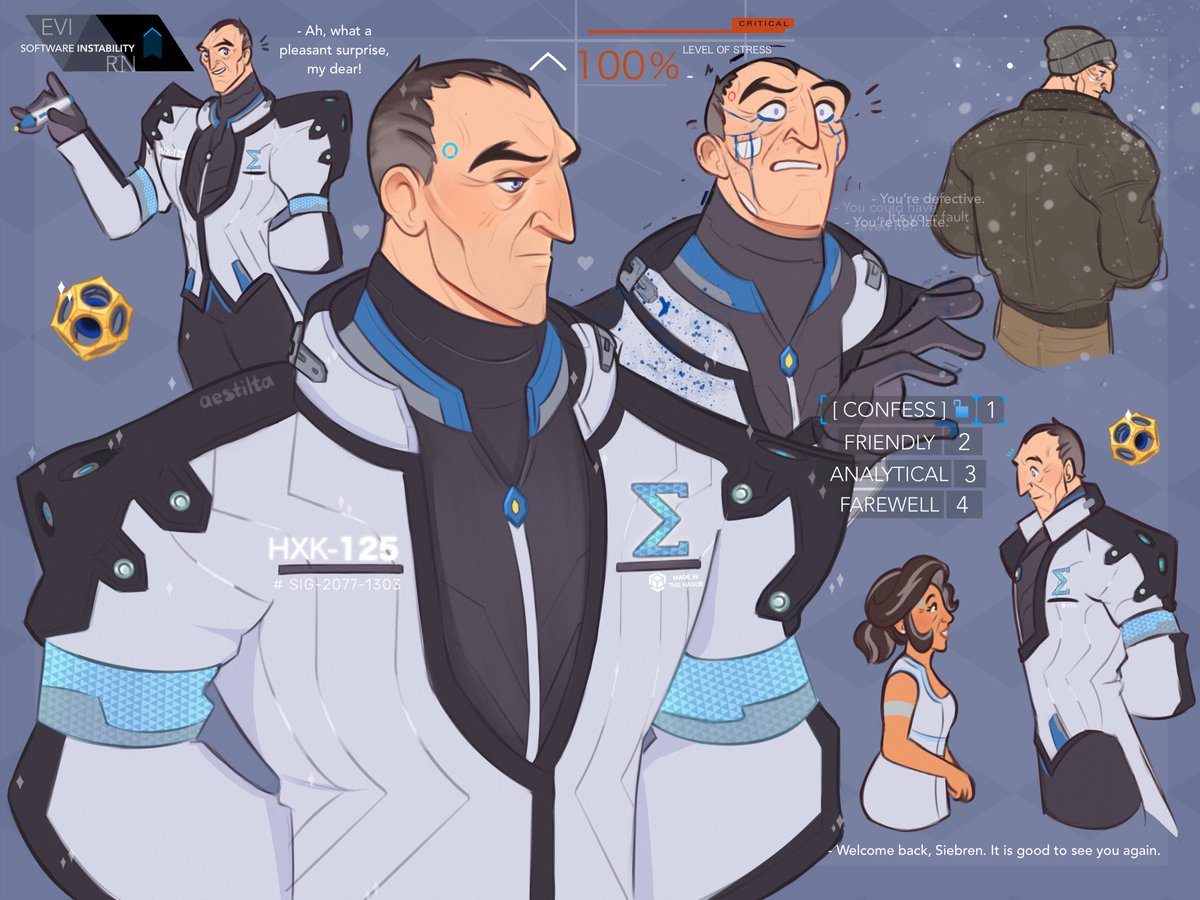 aestilta's tweet photo. I just finished playing DBH for the first time! I loved it so much ;-; so let me introduce you to our most advanced model yet! Designed specifically for astrophysics and deep space data processing! 🔭💖
#overwatchfanart #sigma https://t.co/R6vjzLtBWW