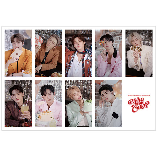 UM_STORE_JP's tweet photo. 【&amp;TEAM】
＼特典絵柄公開📸✨／
 &amp;TEAM 2027 SEASON'S GREETINGS 'Who Ate the Cake?'
先着でストア限定オリジナル特典をプレゼント🍰❣️

🎁UM STORE 限定特典
ステッカーシート 1種

ご予約はこちら🛒https://t.co/nX5xYa3xu3

#andTEAM #エンティーム
#Seasons_Greetings
#who_ate_the_cake https://t.co/zpIUcf85iy