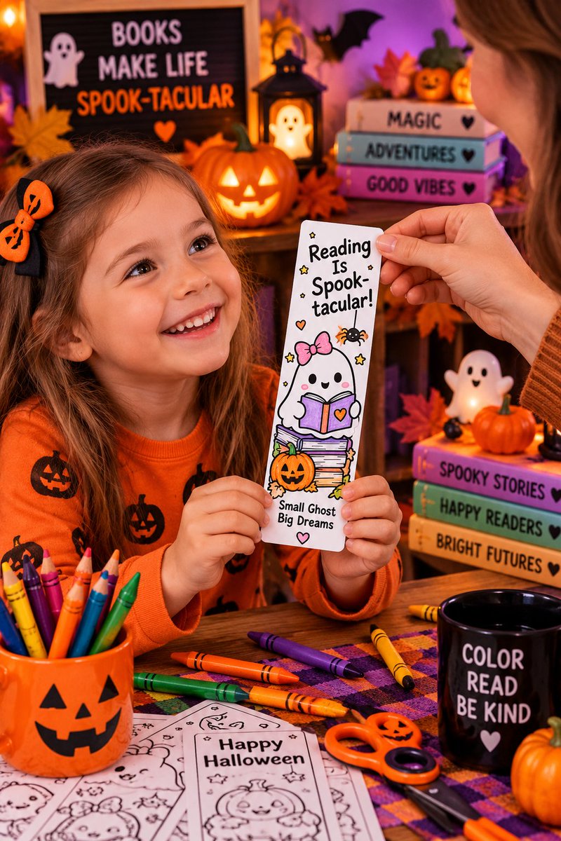 meggordon_to's tweet photo. 🎃📚 Make Halloween reading extra fun!
12 cute Halloween coloring bookmarks for kids 👻🐈‍⬛🎃🖍️ Print, color &amp; cut!
🏫 Perfect for classrooms, libraries &amp; little book lovers📥 Instant printable PDF — no physical item!
🛍️ https://t.co/SlRdWa2wHF
#halloweenart #bookmarks  #booklover https://t.co/Z3hG4rpbCT