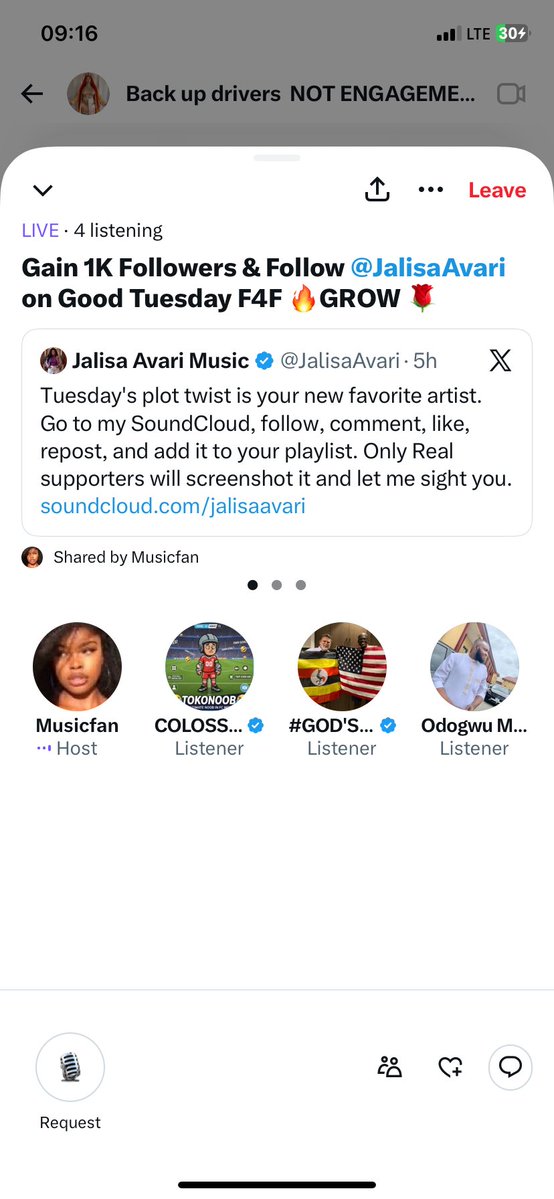 UNCLETK05's tweet photo. Colosseum is Top 3 listners on musicfan space 

Active like chivita

@theowoyinka @Urtoxiicbf @obas_sammy @iam_islandboi @Chantelly_ise @idarapiuspbwo @PeaceChinaza15 @Chantelly_ise @SOkosun31930 @AsaabaCharlotte https://t.co/o2jDlNFjTC