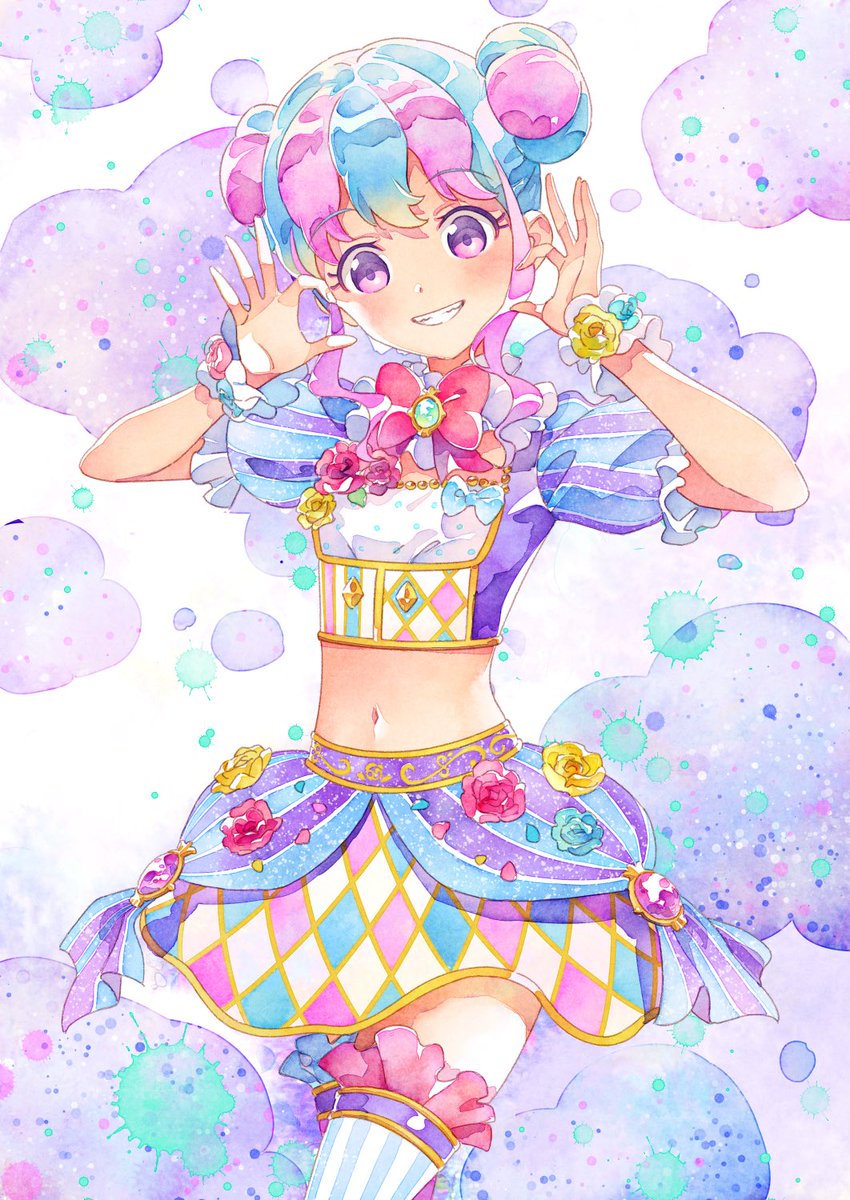 AkatsukiKatoh's tweet photo. クリスタの水彩境界、だいぶ使いやすくなったね。

#アイカツスターズ #aikatsustars https://t.co/1XzzjkBgIh