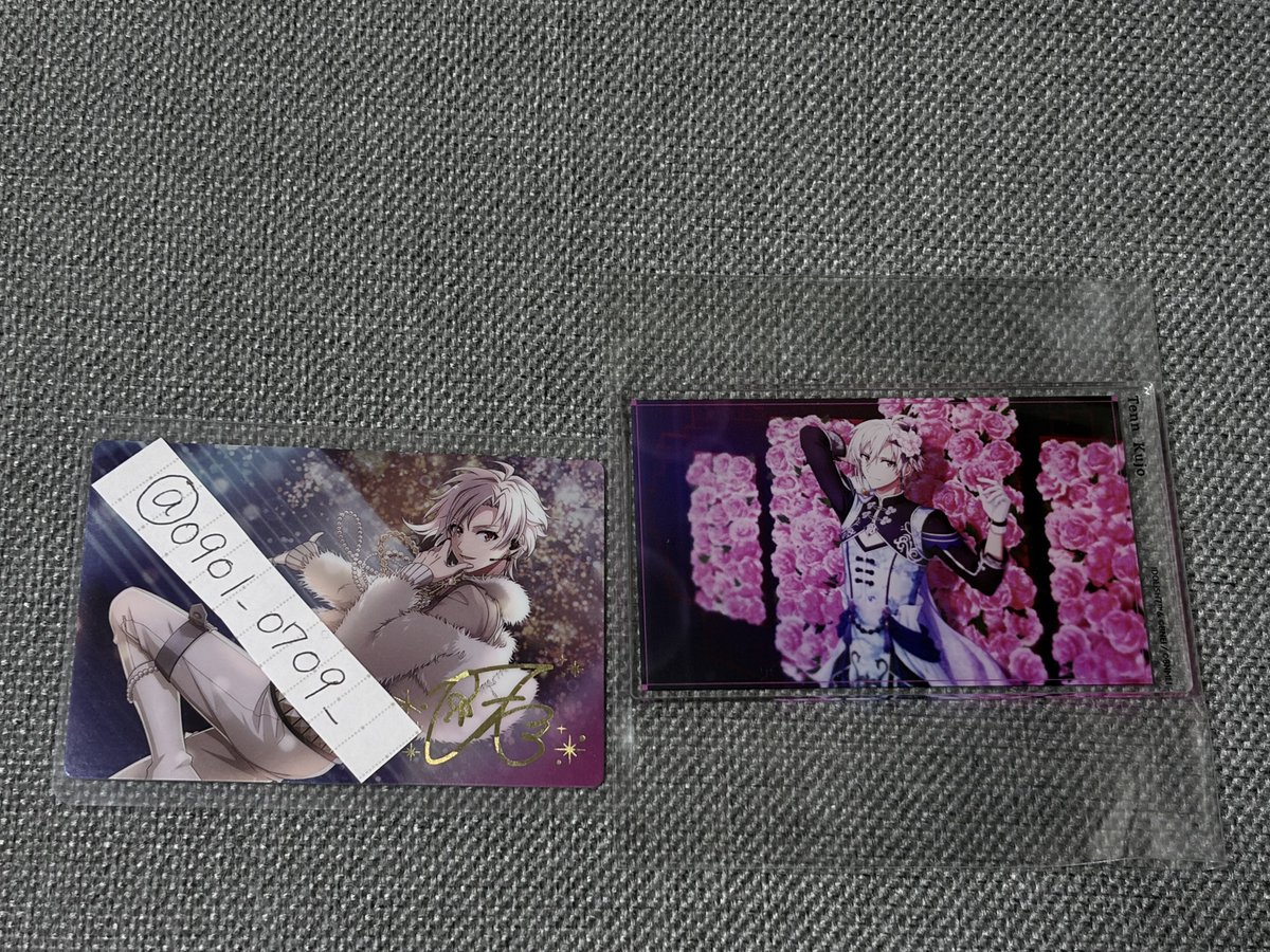 o9o1_o7o9_'s tweet photo. 「交換」アイドリッシュセブン  アイナナ  Salon de TRIGGER アニメイトカフェ アニカフェ アクリルカード  ミニアクスタ 天

譲 記念日2019
求 記念日2021

郵送交換希望です。

検索からお気軽にお声がけください！ https://t.co/gEAVF0ZLZx