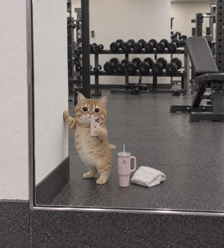 nekocatts's tweet photo. Me at gym https://t.co/xX5JSxuQf7
