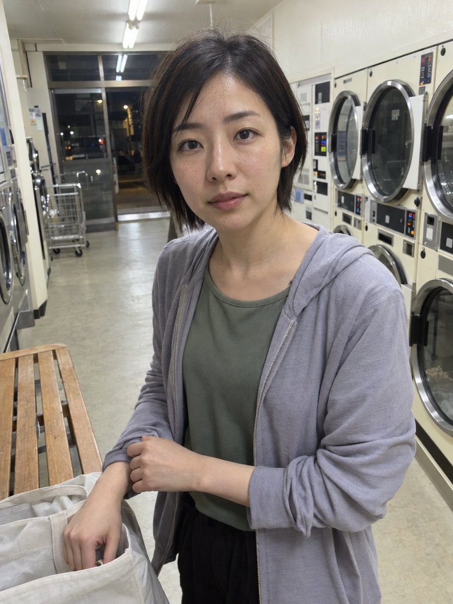 kinjonosuteki's tweet photo. こんな時間にコインランドリーで会ったら、少しだけ話してみたくなる。
静かに待っている感じが、なんとなく気になる人。 https://t.co/M3shh6VZVs