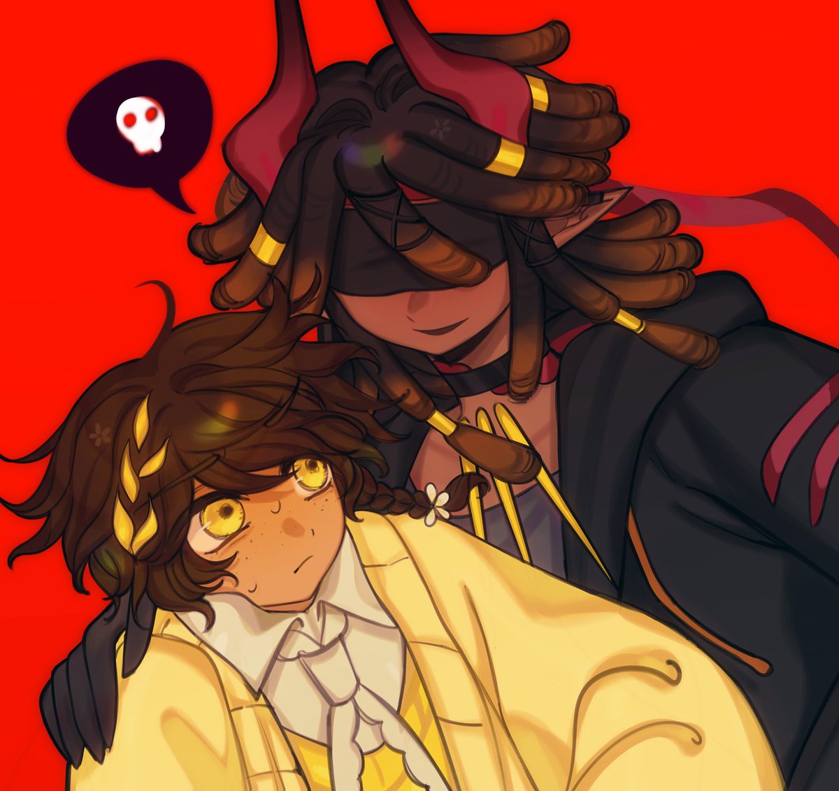 LIAM_0212's tweet photo. #torchflower is the most toxic duo in unstable. They never communicate and depend too much on one another. Lomedy always manipulates and betrays flame, while flame keeps a distance because he can't get over jaden and manepear. https://t.co/Qvk1TzjUSZ