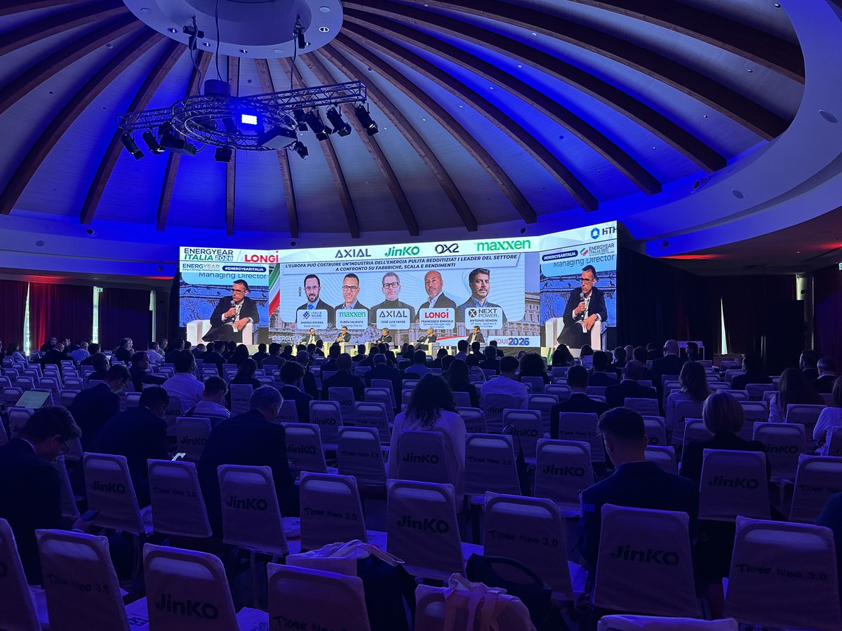 SunproPower's tweet photo. Sunpro Power at ENERGY YEAR 2026 โ Milan, Italy. ๐ฎ๐นโ๏ธ
#SunproPower #SolarEnergy #Italy #BCModule #TOPCon #CleanEnergy #EnergyTransition #PVModules #RenewableEnergy #SolarInnovation #SouthernEurope #SolarLeadership https://t.co/x4O1WIsKp7