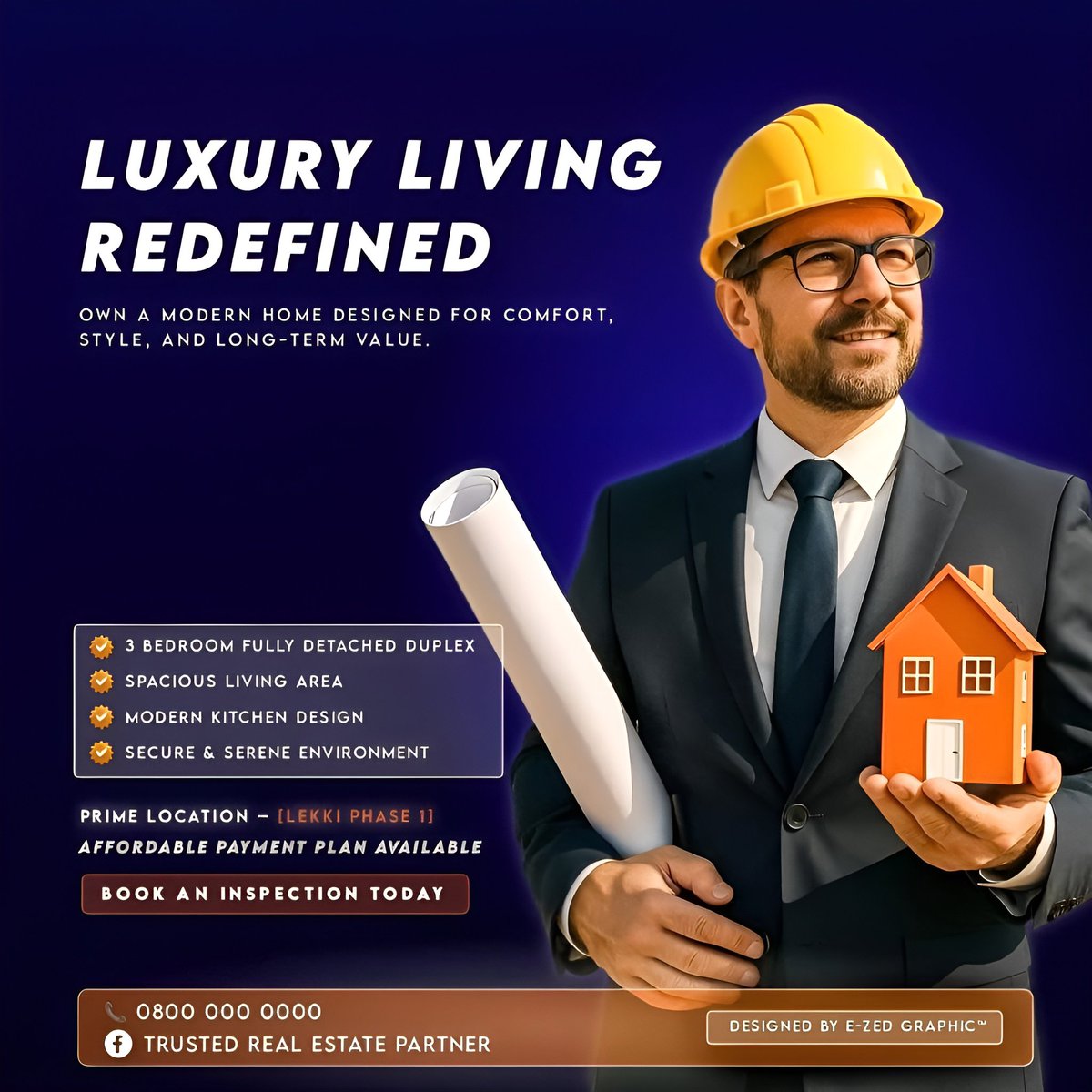 Ezedgraphic's tweet photo. An early-stage real-estate design from the EZED GRAPHIC™ archive.
Looking back. Learning. Improving.
This is part of my design journey, not a current property advertisement.
What would you improve first?
#GraphicDesign #RealEstateDesign https://t.co/2panXQfYw5