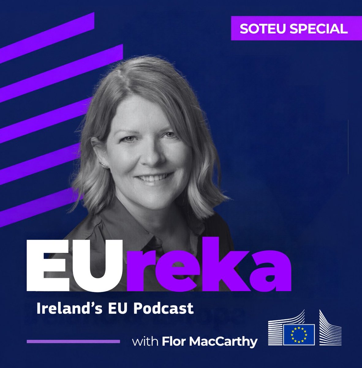 eurireland's tweet photo. 🎙️ Join our host @florNEWS in Strasbourg for a special #SOTEU episode of EUreka.
Hear from Commissioner @EUCssrMcGrath, MEPs @BarryAndrewsMEP and @Kathleensf1 , plus a little Gaeilge from inside the European Parliament 🇮🇪🇪🇺
Listen now 👉 https://t.co/aksM5QVzyN https://t.co/goTfzWR3I1
