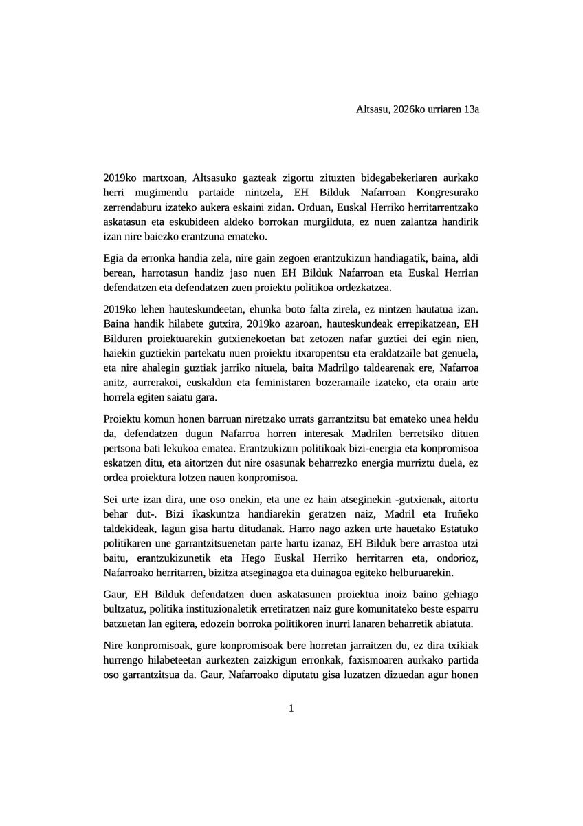 BelPozueta's tweet photo. Iritsi da Madrilen lekukoa emateko unea. Baina ez noa: inurri lana ez da inoiz amaitzen.

Eskerrik asko, bihotz-bihotzez, bidelagun guztioi! ❤️ https://t.co/D8oEEnclzS