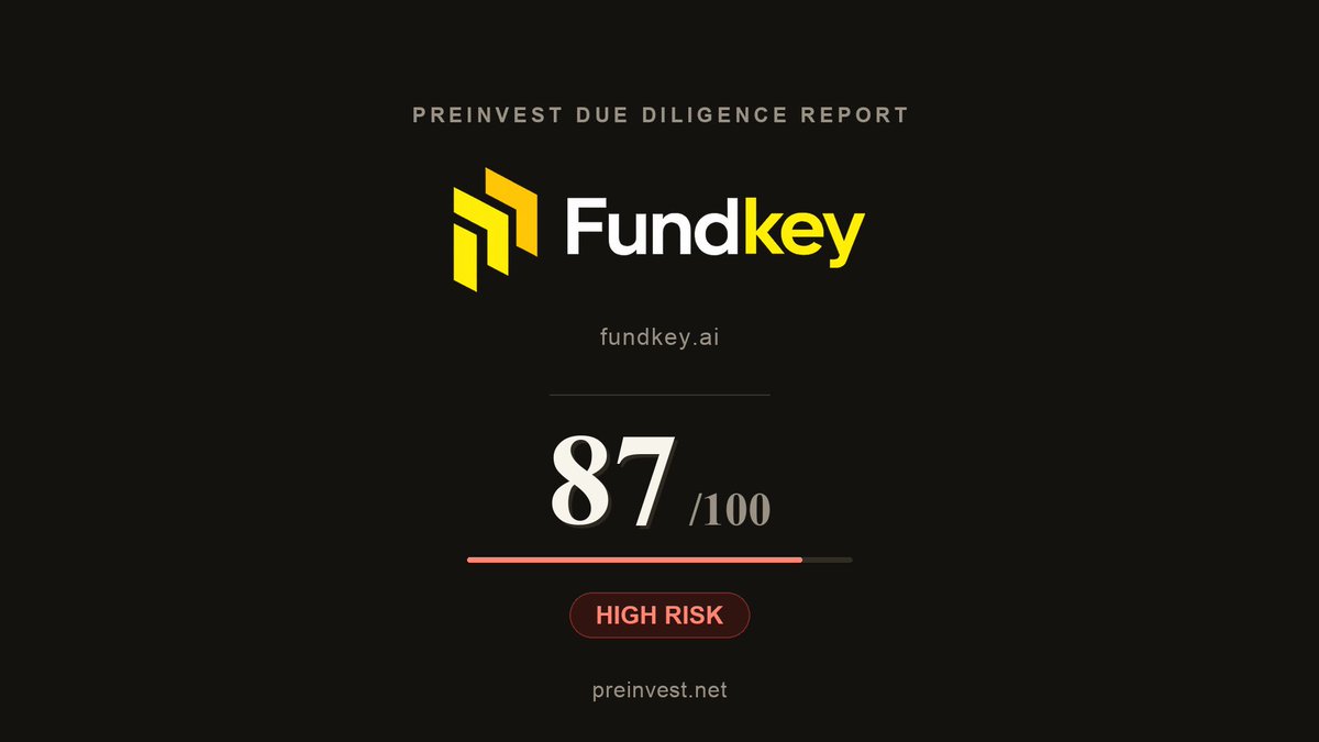 askPreinvest's tweet photo. 🚩 FundKey (https://t.co/4l1729Uq0Q): Risk Score 87/100, HIGH RISK

The platform shows fake Binance transactions and trades to users. Every proof is attached in the report.

Check before you invest 👇
https://t.co/bOOda3scXM https://t.co/eXuDzZQe6A