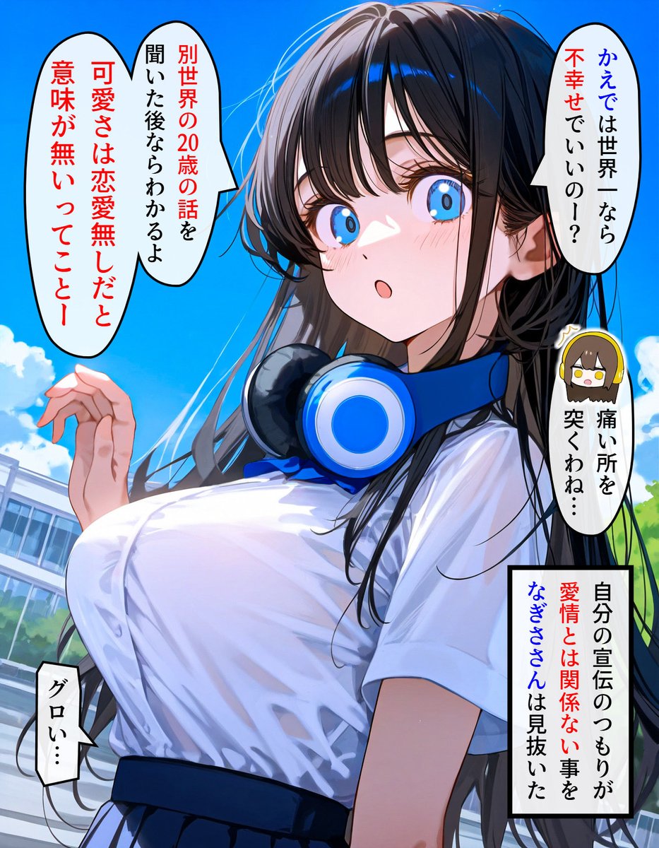 Mindia_01's tweet photo. ヘッドホン少女の秘密 #851 (2/4) https://t.co/3LPpfywSUG