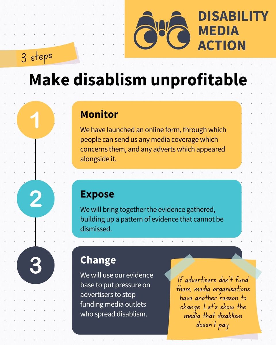 InclusionLondon's tweet photo. Disablism in the media feeds hostility and hate crime against Disabled people. It's got to stop. 

This National Hate Crime Awareness Week, we're launching Disability Media Action. #NationalHCAW https://t.co/jA8bLqJauj