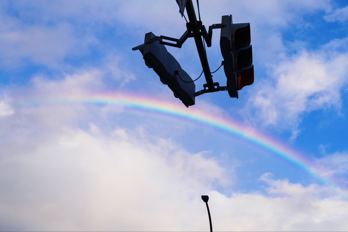seikyoofficial's tweet photo. 先ほど、信濃町では大きな虹が見えました🌈
本紙写真記者が撮影📷
#虹 https://t.co/VImCzFD4mO