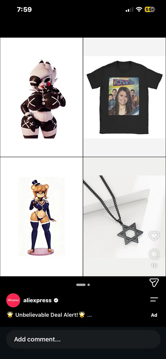 xX_phlox_360's tweet photo. Genuinely what the fuck is AliExpress trying to get me to buy https://t.co/iyrynCvMxX